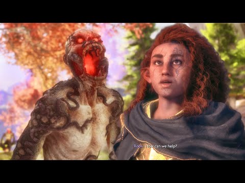 Let's Play Dragon Age Veilguard 08: Bellara In Entropy's Grasp! Elven Temple & Cliff Wolf