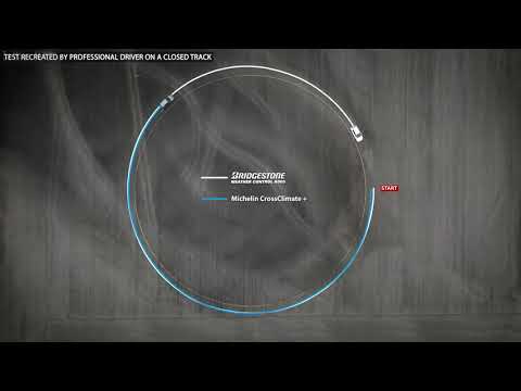 Test  Bridgestone Weather Control A005 vs  Michelin CrossClimate+