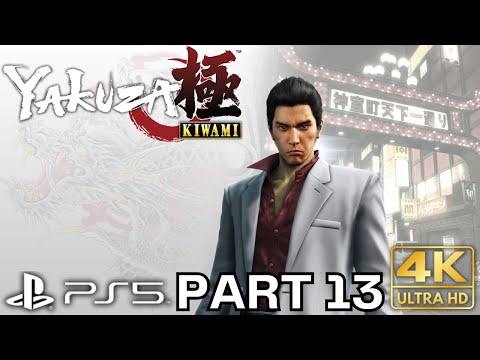 YAKUZA KIWAMI Walkthrough Gameplay Part 13 | PS5, PS4 Games | 4K HDR (No Commentary Gaming)