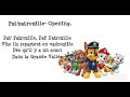 Pat'patrouille-Opening (Lyrics)