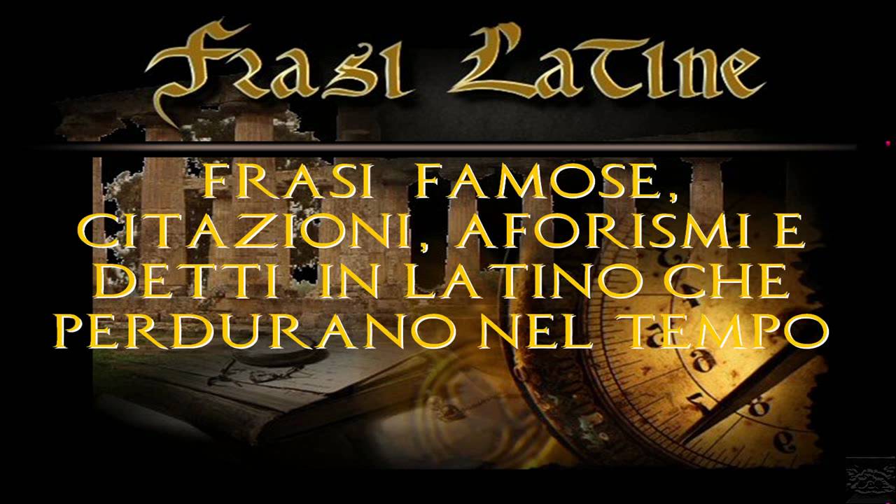 FRASI LATINE