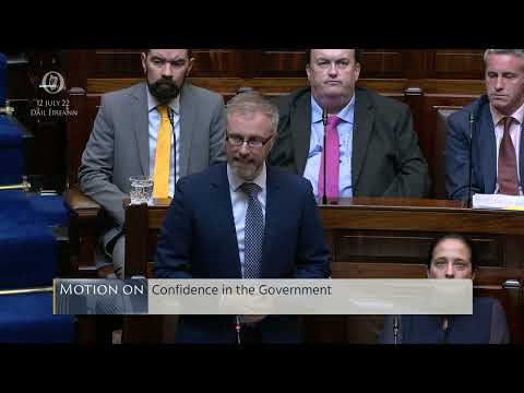 Minister Roderic O'Gorman - speech from 12 Jul 2022