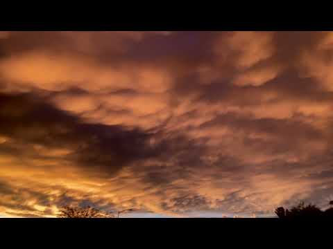 Stunning Mammatus Clouds, Peoria AZ 01/01/2023
