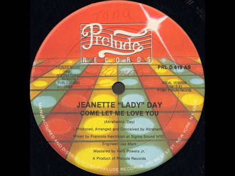 Jeanette 'Lady' Day - Come Let Me Love You (Find A Way Edit)