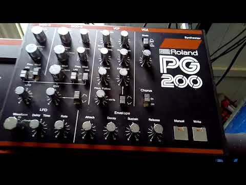 Roland JX-3P and the PG200