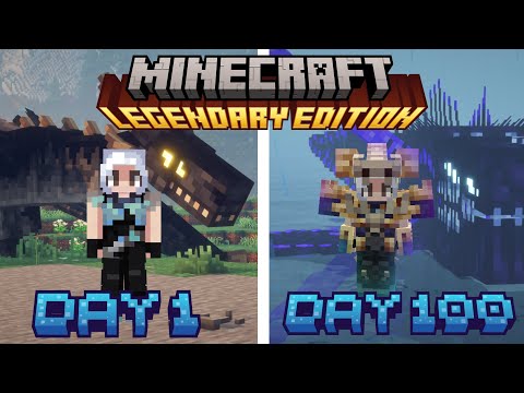 I Spent 100 Days in LEGENDARY Minecraft (Minecraft Legendary Edition)