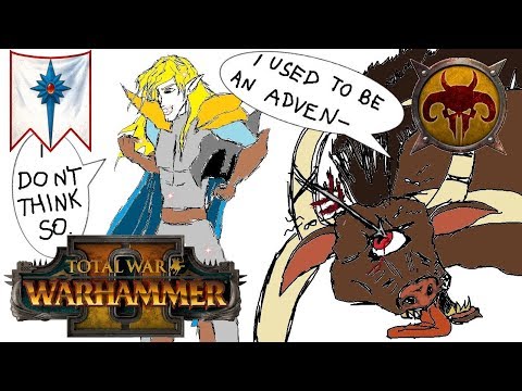 Beastmen vs High Elves | BOULDERS LOOSE! - Total War Warhammer 2