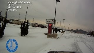 preview picture of video '01/30/2014 Morning Road Conditions US 158 in Kill Devil Hills, NC'