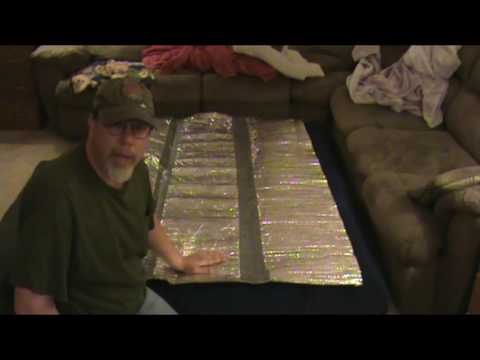 How to stay warm with an air mattress on a cold night. (Life hacks)