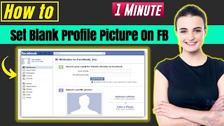How to set blank profile picture on facebook 2024
