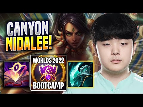 CANYON IS SO CLEAN WITH NIDALEE! - DK Canyon Plays Nidalee JUNGLE vs Graves! | Bootcamp 2022