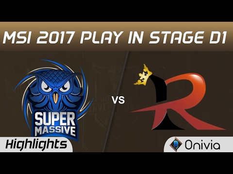 SUP vs RPG Highlights MSI 2017 Play In Stage D1 SuperMassive vs Rampage by Onivia