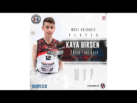 25pts & 7 Assists by MVP Kaya Birsen - Highlights vs Hackney Jedis @ CBL U12 Boys 2021/22