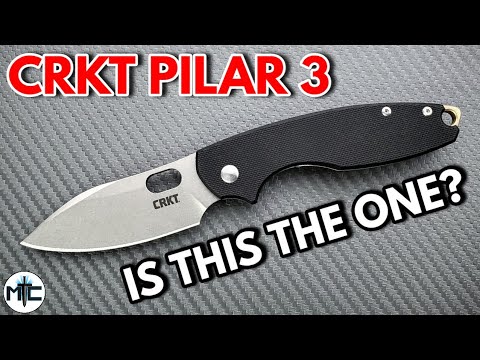CRKT Pilar 3 Folding Knife - Overview and Review - WAY Better!