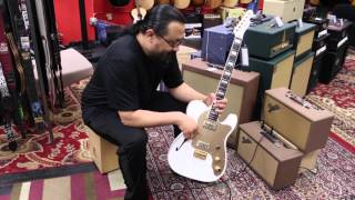 Video thumbnail for Fender Telecaster Thinline Super Deluxe, Fender 1963 Reverb, and Golden Phi Gold Standard by Quimper Sound Records and Guitars