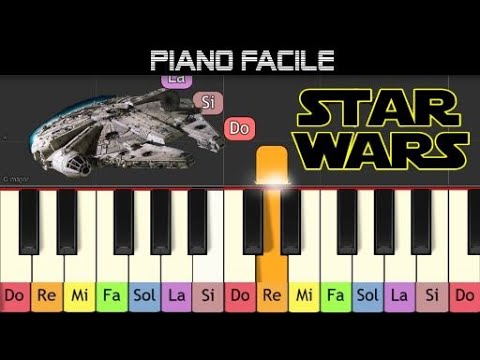 Apprendre au piano très facile le thème de Star Wars (Pour enfants ou débutants)