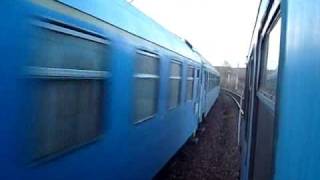 preview picture of video 'Romanian speed train 1766 in Capruta with EA41-0394-1'