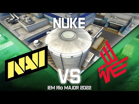 NAVI vs Bad News Eagles - NUKE (map 2) - IEM Rio Major 2022  CSGO  HIGHLIGHTS