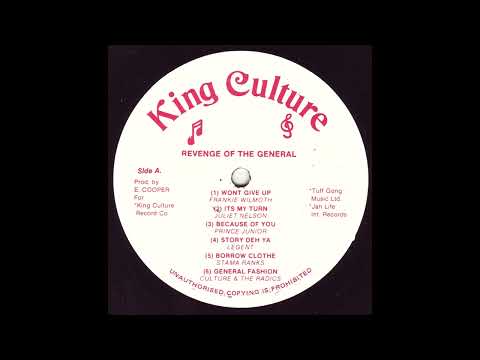 Frankie Wilmoth - Won't Give Up (King Culture LP 1987)