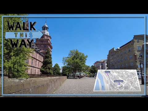 Aschaffenburg 2021 - City Walking Tour 4k Part 1