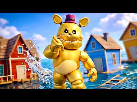 FAST FREDBEAR BUT HIS HOUSE IS FLOODED IN WATER