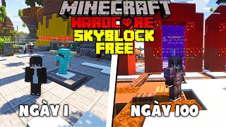 Mình Sinh Tồn 100 Ngày Minecraft Skyblock Free Tại Server Grassmine