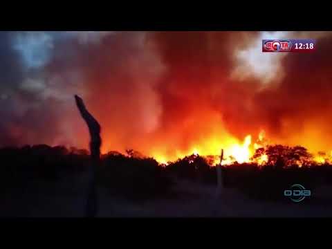 InceÌ‚ndio em grandes proporçoÌƒes atinge Monsenhor HipoÌlito 28 09 2020