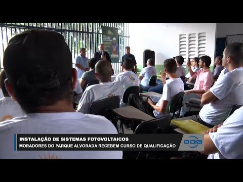 Moradores do Parque Alvorada ganham curso de instalação de sistemas fotovoltaicos 05 05 2023
