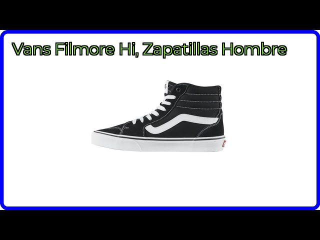 Vídeo relacionado con Vans Filmore Hi VansGuard, Zapatillas, Hombre, (Suede) Black/Red Plaid, 44 EU