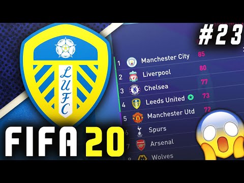 IF WE BEAT MAN UNITED, WE GET CHAMPIONS LEAGUE!! - FIFA 20 Leeds United Career Mode EP23