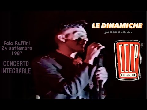 CCCP Fedeli Alla Linea in concerto al Pala Ruffini di Torino 1987 (Live Video)