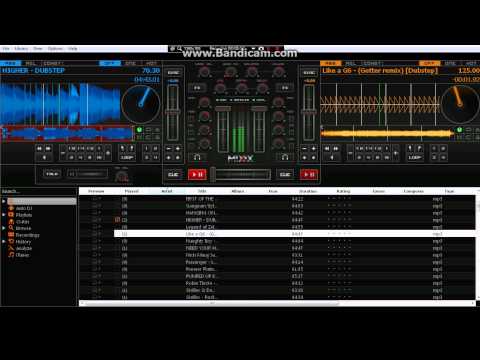 a couple of dubstep using mixxx