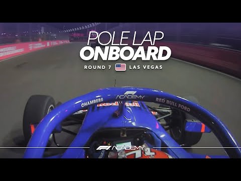 Onboard Pole Lap with Chloe Chambers | Las Vegas 2025 | F1 Academy