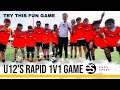 SoccerCoachTV - U12's Rapid 1v1 Game. You have to try this one.