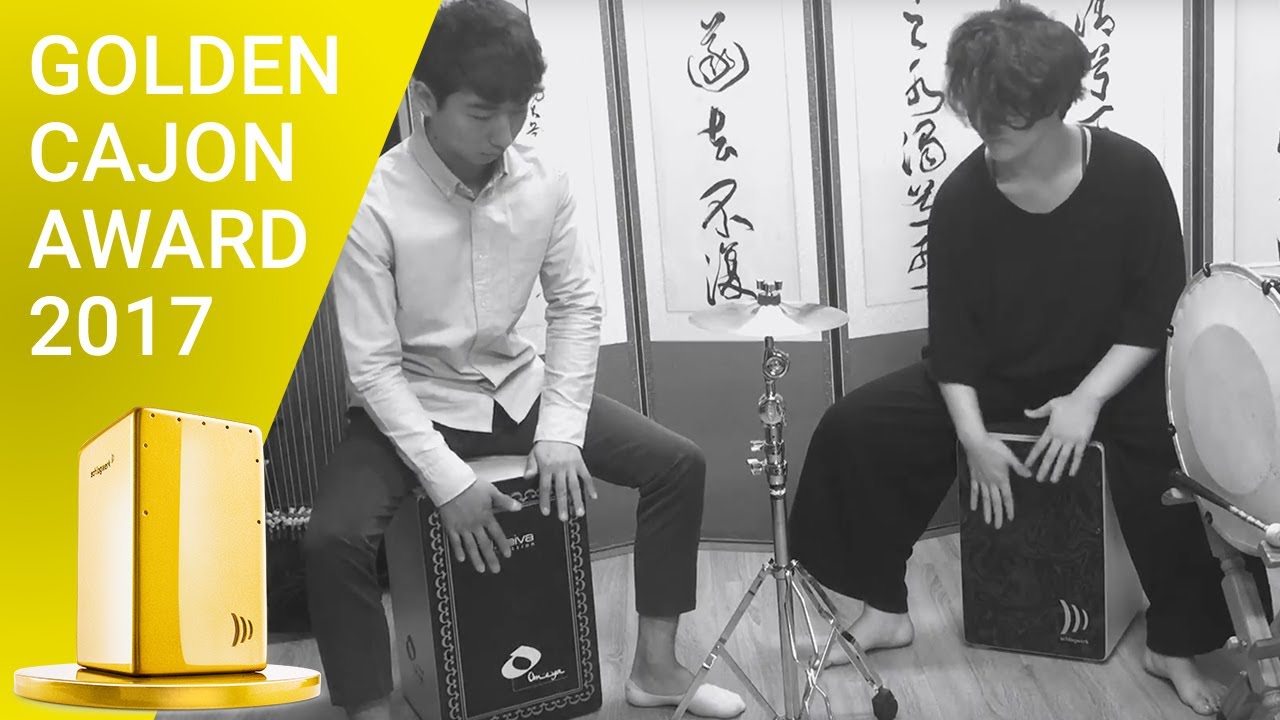 Mixture of korean traditional rhythm  in cajon