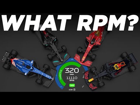 What RPM Do F1 Drivers SHIFT At?