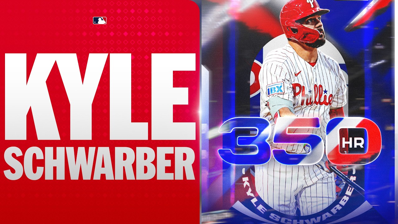 Kyle Schwarber DEMOLISHES his 350th career home run! 💪 | MLB Highlights