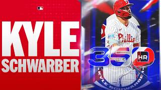 Kyle Schwarber DEMOLISHES his 350th career home run! ???? | MLB Highlights