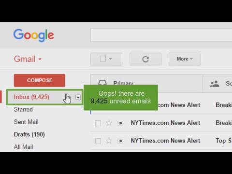How to mark all unread mails as read in Gmail - YouTube