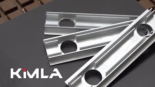 Milling aluminum profiles on Kimla Industrial CNC Router
