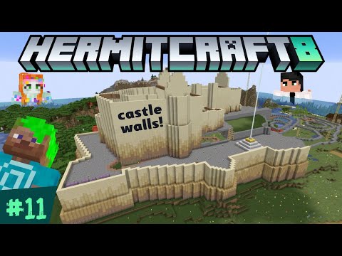 HermitCraft 8 ep 11 — Starting Castle Hohenzollern! Bidding on IOUs!