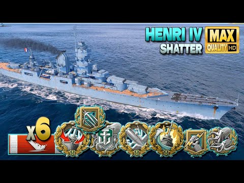 Cruiser Henri IV: Nice finish - World of Warships