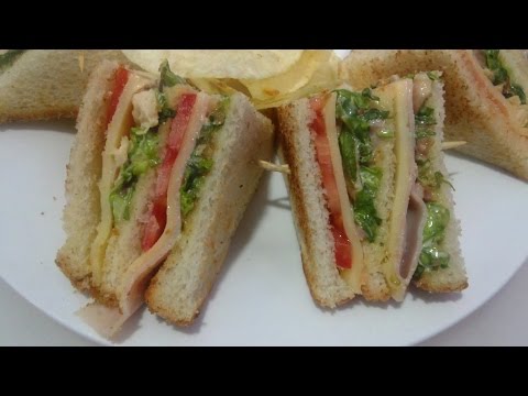 Tips para preparar CLUB SANDWICH, receta # 119, sandwich