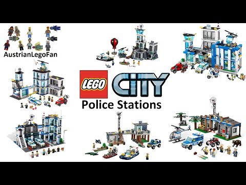 All Lego City Police Stations 2011 - 2017 - Lego Speed Build Review