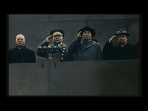 1957 | Soviet October Revolution Parade [IN COLOR]