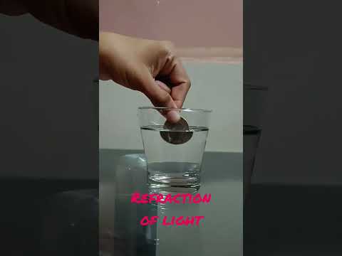 Science At Home||Coin appears Big In Water|| Refraction Of Light#shortsvideo