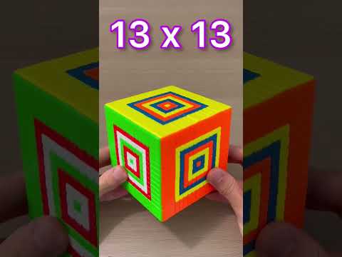 Rubik’s Cubes From 1x1 - 19x19