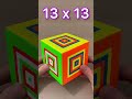 Rubik’s Cubes From 1x1 - 19x19