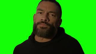Roman Reigns "it's been a rough year" green screen