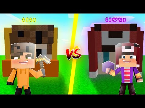 Nelfy Vs Gigi Xucishvili | საიდუმლო თავების ტროლინგი მაინკრაფთში!?